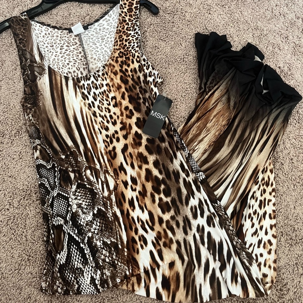 Maxi dress animal print